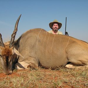 Hunting Eland with Wintershoek Johnny Vivier Safaris in SA