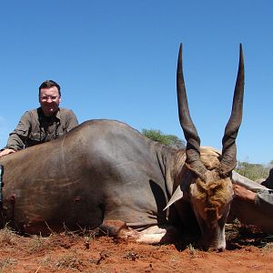 Hunting Eland with Wintershoek Johnny Vivier Safaris in SA