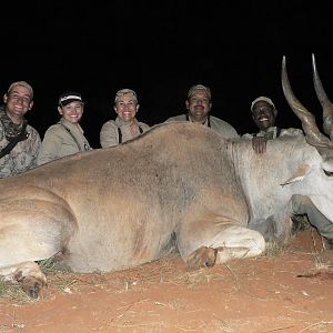 Hunting Eland with Wintershoek Johnny Vivier Safaris in SA