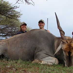 Hunting Eland with Wintershoek Johnny Vivier Safaris in SA