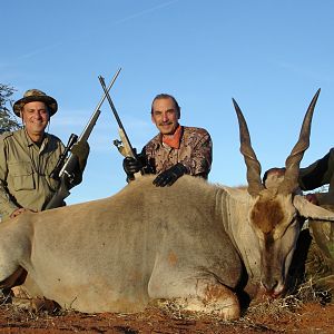 Hunting Eland with Wintershoek Johnny Vivier Safaris in SA