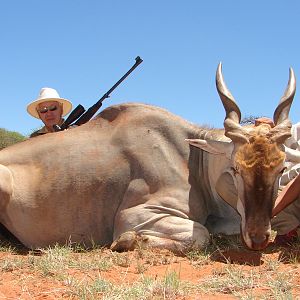 Hunting Eland with Wintershoek Johnny Vivier Safaris in SA