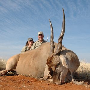 Hunting Eland with Wintershoek Johnny Vivier Safaris in SA