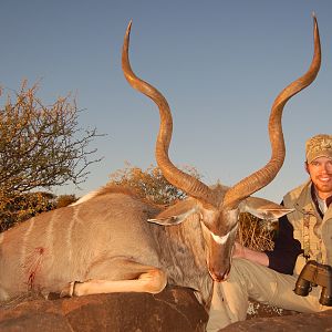 Hunting Kudu with Wintershoek Johnny Vivier Safaris in SA