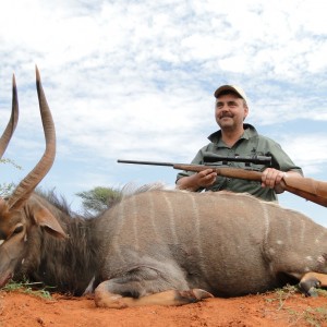 Hunting Nyala with Wintershoek Johnny Vivier Safaris in SA