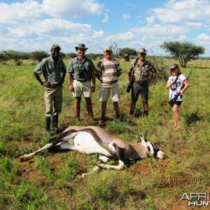 Hunting Oryx in Namibia