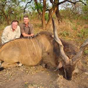 Lord Derby Eland hunted in Central African Republic with CAWA