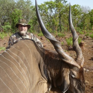 Lord Derby Eland hunted in Central African Republic with CAWA