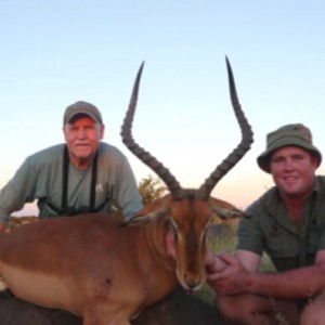 Hunting Impala with Wintershoek Johnny Vivier Safaris in SA