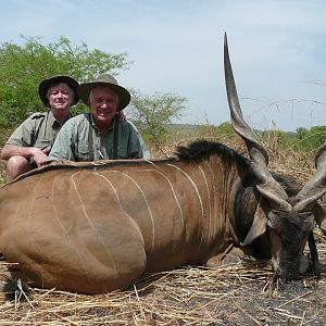 Hunting Lord Derby Eland in CAR with Rudy Lubin Safaris