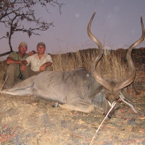 Big 55 inch East African Kudu from Selous Tanzania