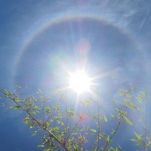 Sun Halo in Namibia