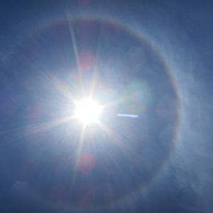 Sun Halo in Namibia