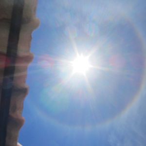 Sun Halo in Namibia