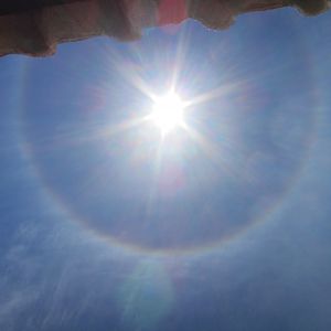 Sun Halo in Namibia