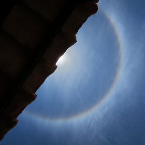 Sun Halo in Namibia