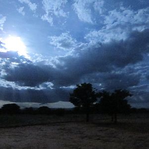 Namibia at night