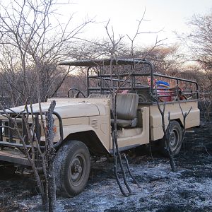 Controlled Bush Fire Namibia