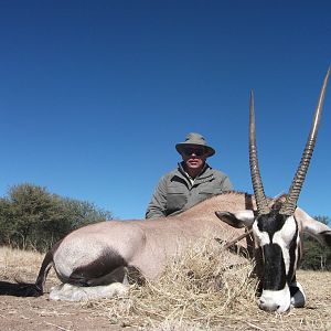 Hunting Gemsbok in Namibia