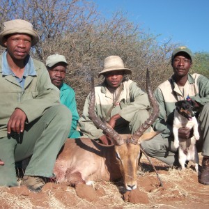 Hunting Impala in Namibia