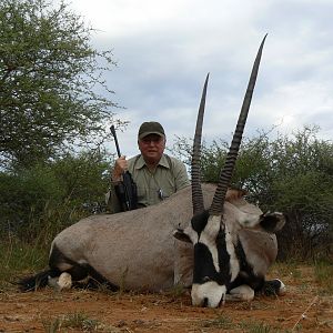 Hunting Gemsbok in Namibia