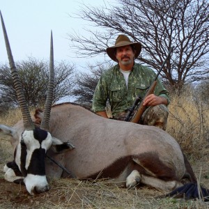 Hunting Gemsbok in Namibia