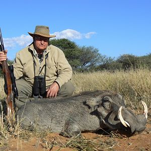 Hunting Warthog in Namibia