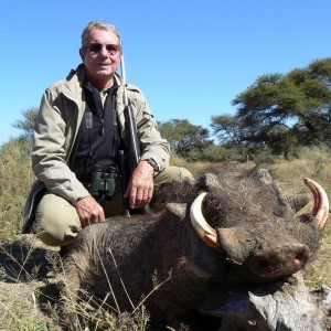 Hunting Warthog in Namibia