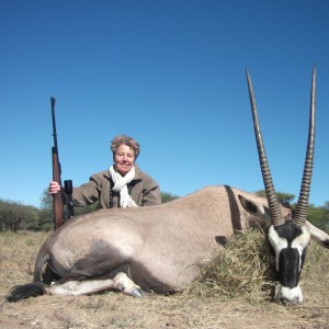 Hunting Gemsbok in Namibia