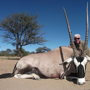 Hunting Gemsbok in Namibia