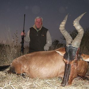 Hunting Red Hartebeest in Namibia