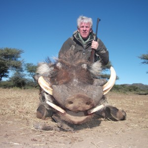 Hunting Warthog in Namibia