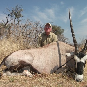 Hunting Gemsbok in Namibia