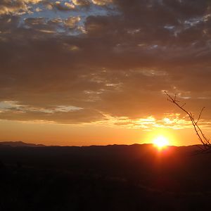 Sunset Damaraland Namibia