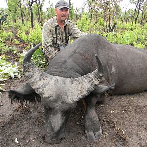 West African Savannah Buffalo hunted in Benin with Club Faune