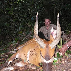 Bongo hunted in Cameroon with Club Faune