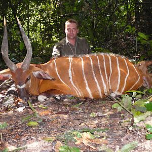 Bongo hunted in Cameroon with Club Faune