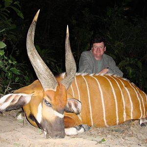 Bongo hunted in Central Africa with Club Faune