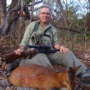 Red-Flanked Duiker hunted in Central Africa with Club Faune