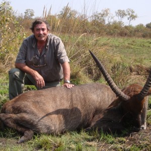 Defassa Waterbuck hunted in Central Africa with Club Faune