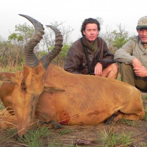 Lelwel Hartebeest hunted in Central Africa with Club Faune