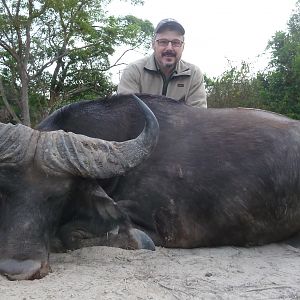 Central African Savannah Buffalo hunted in Central Africa with Club Faune