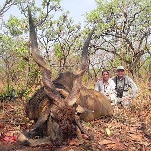 Lord Derby Eland hunted in Central Africa with Club Faune