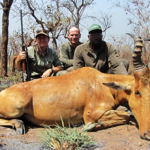 Lelwed Hartebeest hunted in CAR