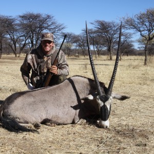 Hunting Gemsbok in Namibia