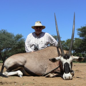 Hunting Gemsbok in Namibia