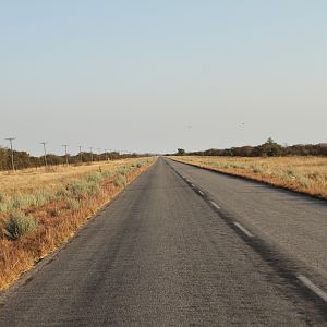 Road to Etosha National Park