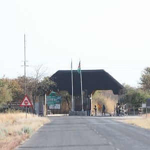 Entrance Etosha National Park