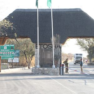 Entrance Etosha National Park