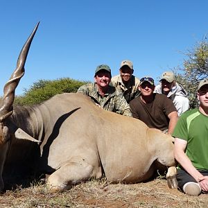 Eland hunted with Wintershoek Johnny Vivier Safaris